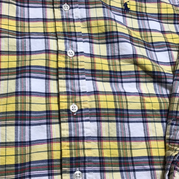 Ralph Lauren Men's Shirt Custom Fit Medium Plaid - Picture 6 of 6